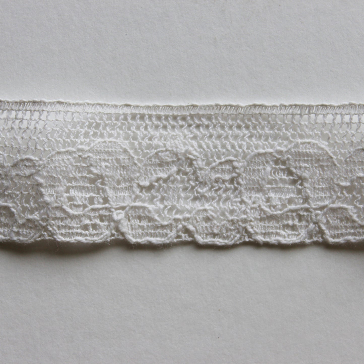 Off-White / Ivory 7/8" Lace Trim 5 Feet