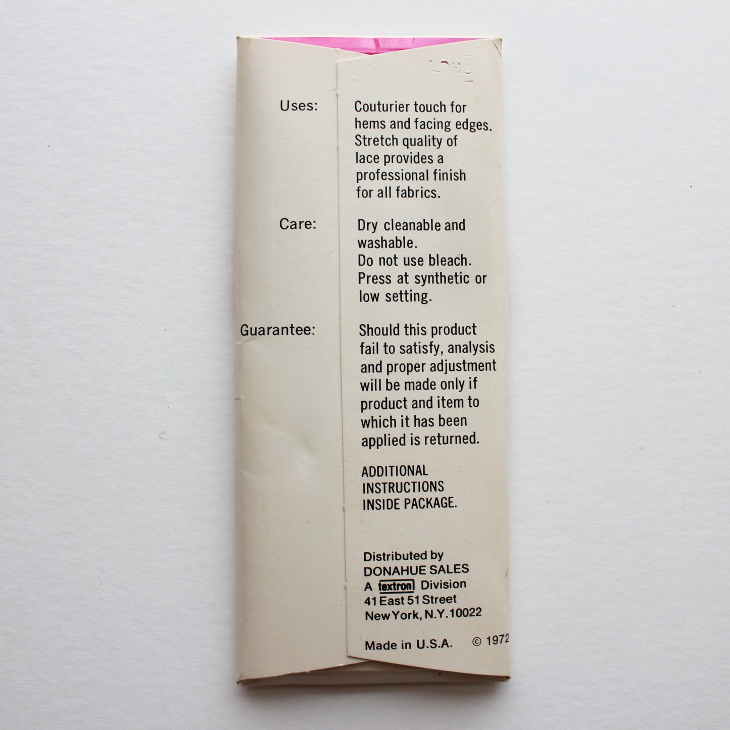 Talon Stretch Lace Seam Tape Brown 3 Yards