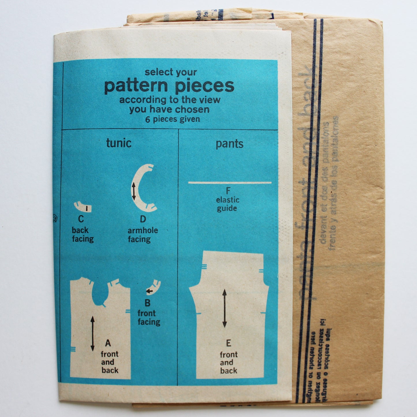 1971 Simplicity 9360 Sewing Pattern Misses Tunic Pants Size 12