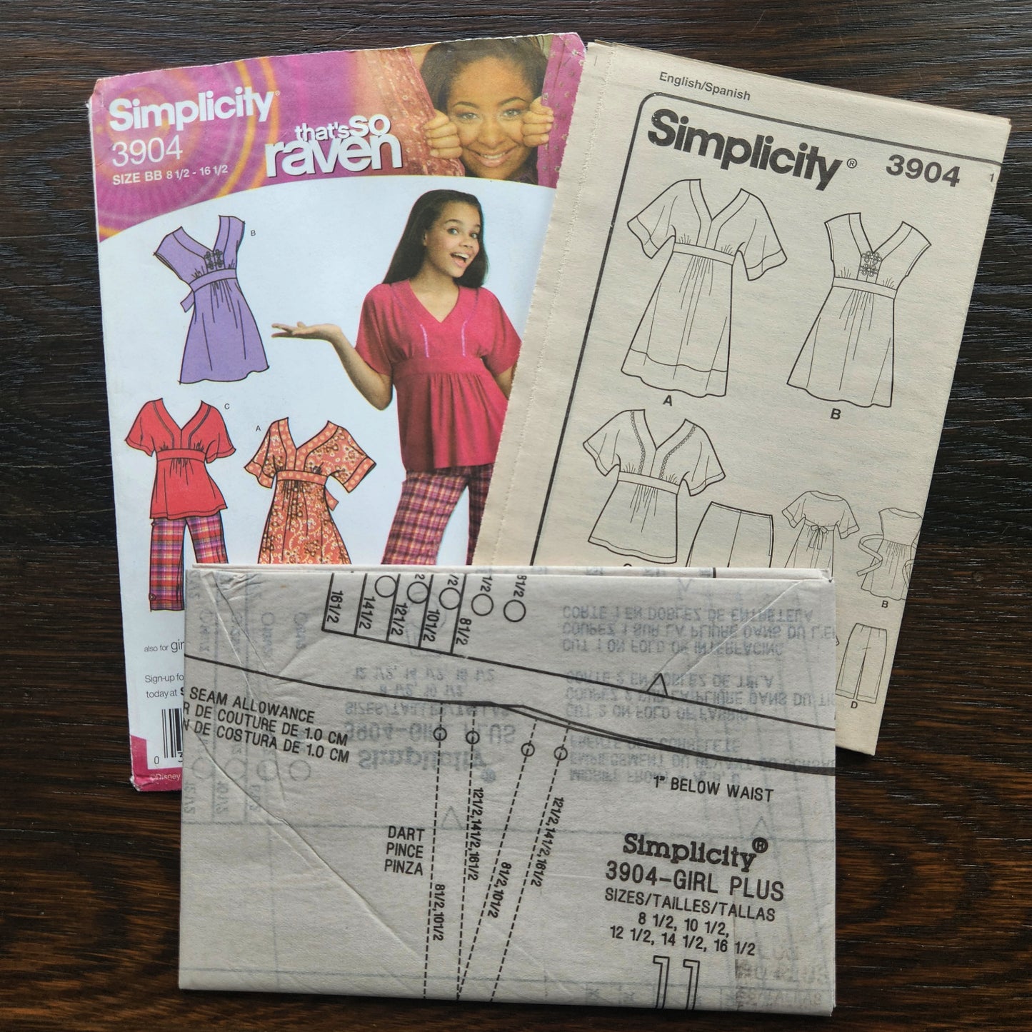 Simplicity 3904 Sewing Pattern Girls Dress Top Shorts 8 10 12 14 16
