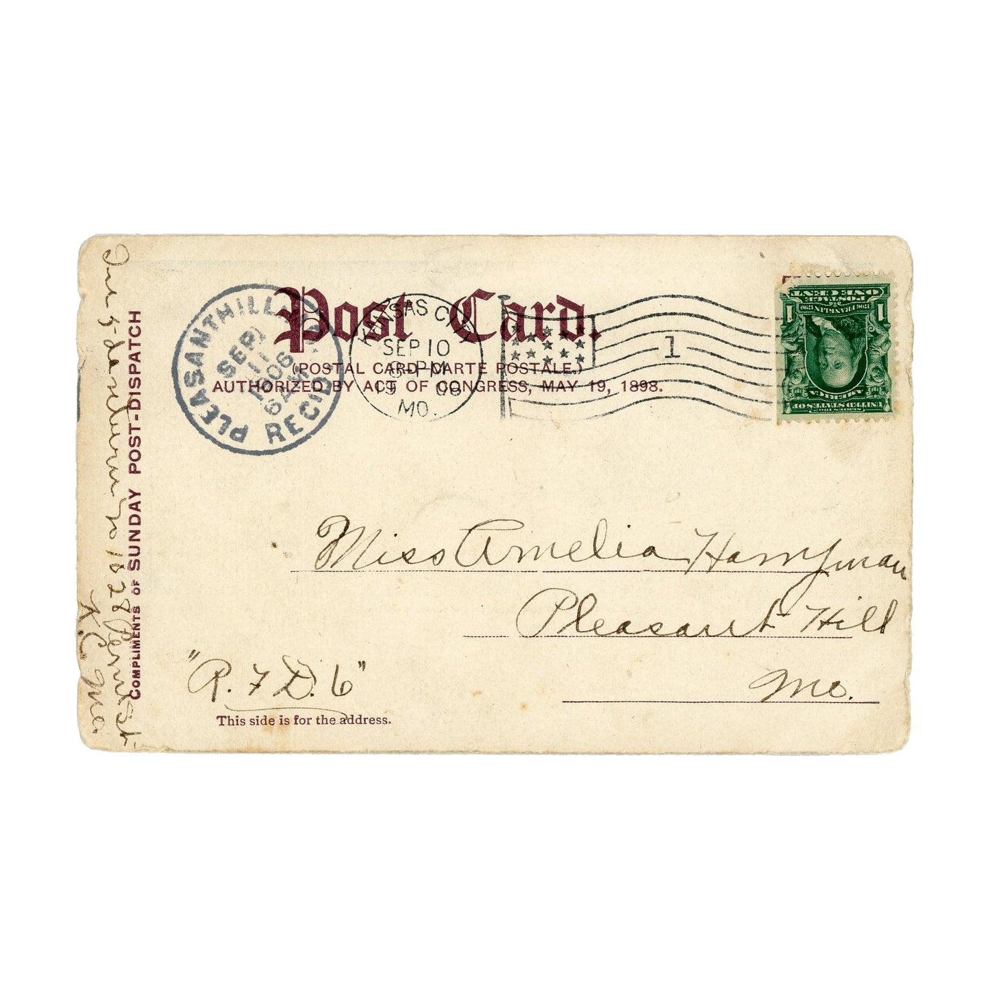 1906 Postcard Palace of Education World's Fair St. Louis MO