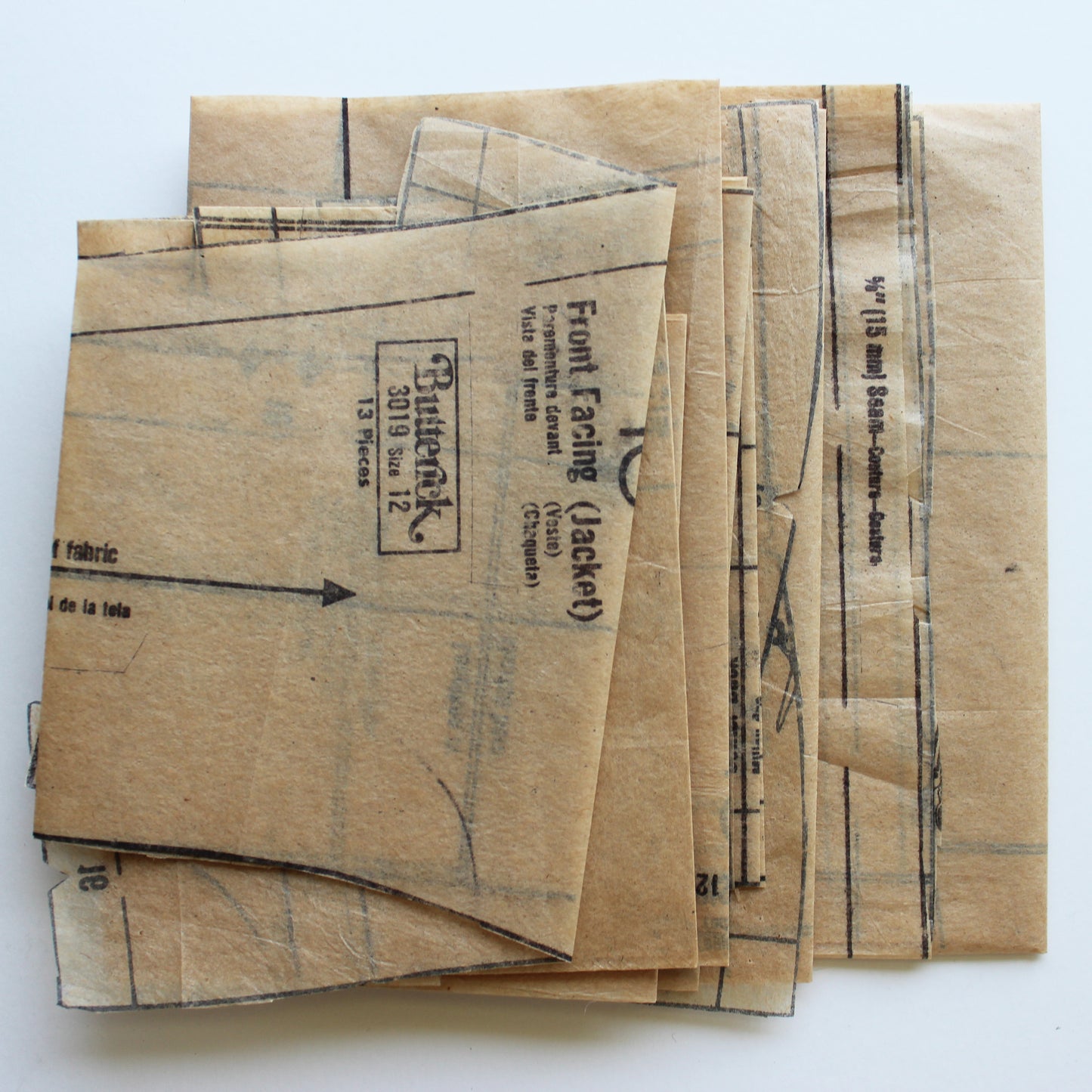 1970s Butterick 3018 Sewing Pattern Girls Jacket Pants Skirt Size 12